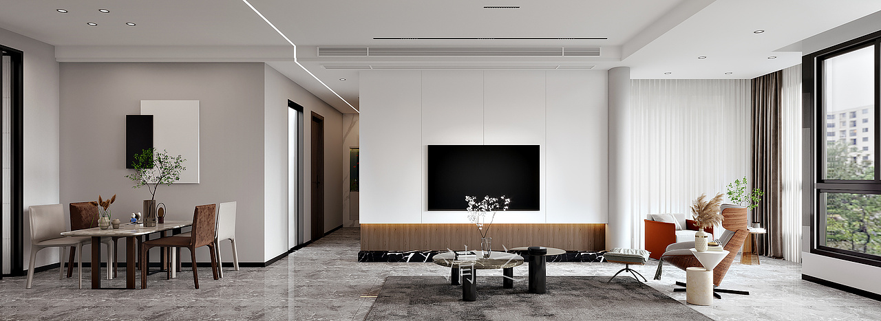 现代简约客厅装修