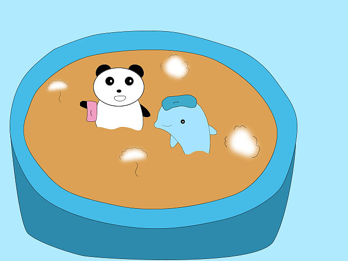 小熊貓和小江豚（圖ZMzUyOTQzODU2） - 短篇/格漫 - 站酷設(shè)計(jì)師jqm2021原創(chuàng)素材 - 站酷ZCOOL