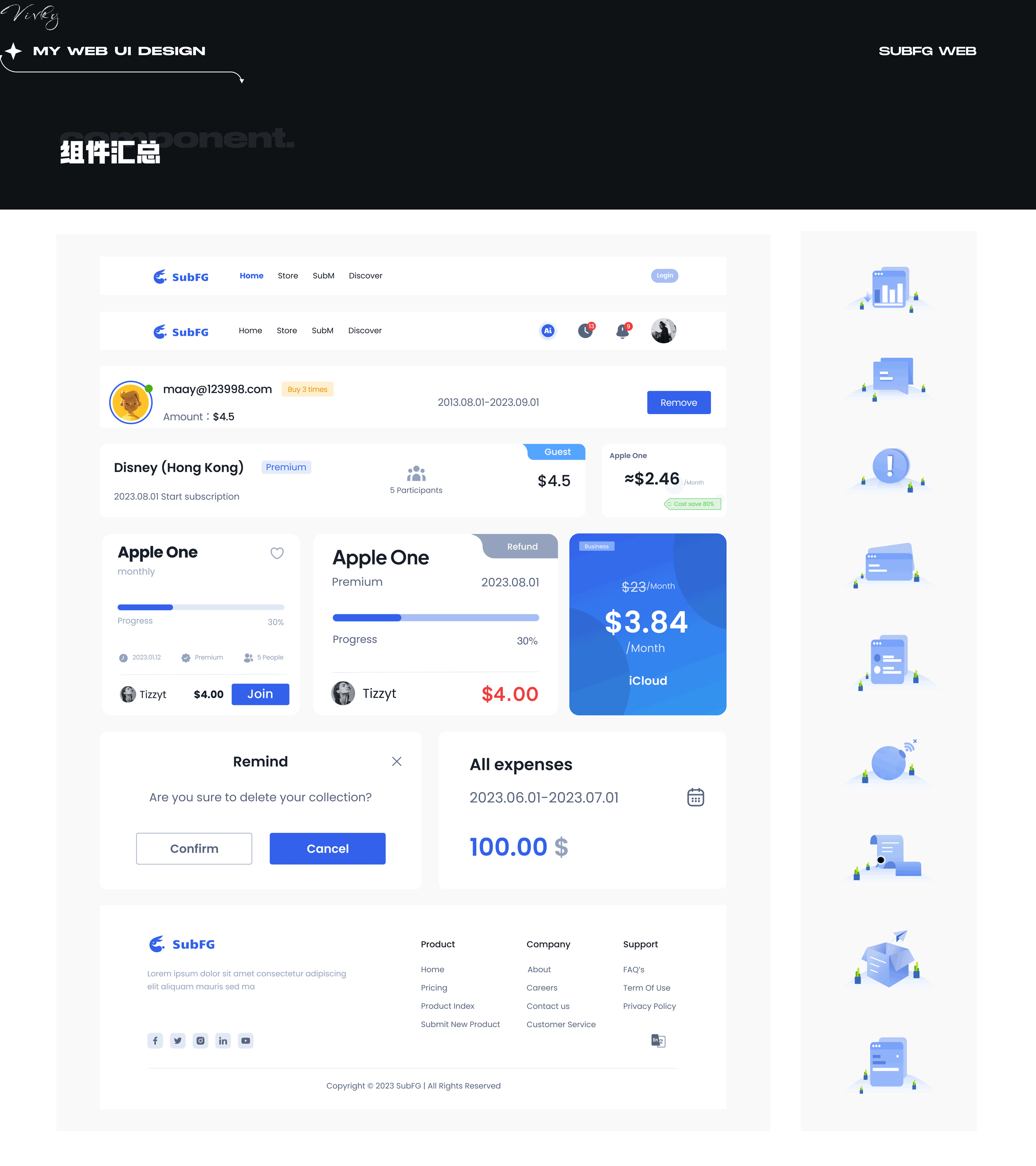Web网站官网（图ZMzU3NDM0NDU2） - 其他UI - 站酷设计师koi魏小魏原创素材 - 站酷ZCOOL