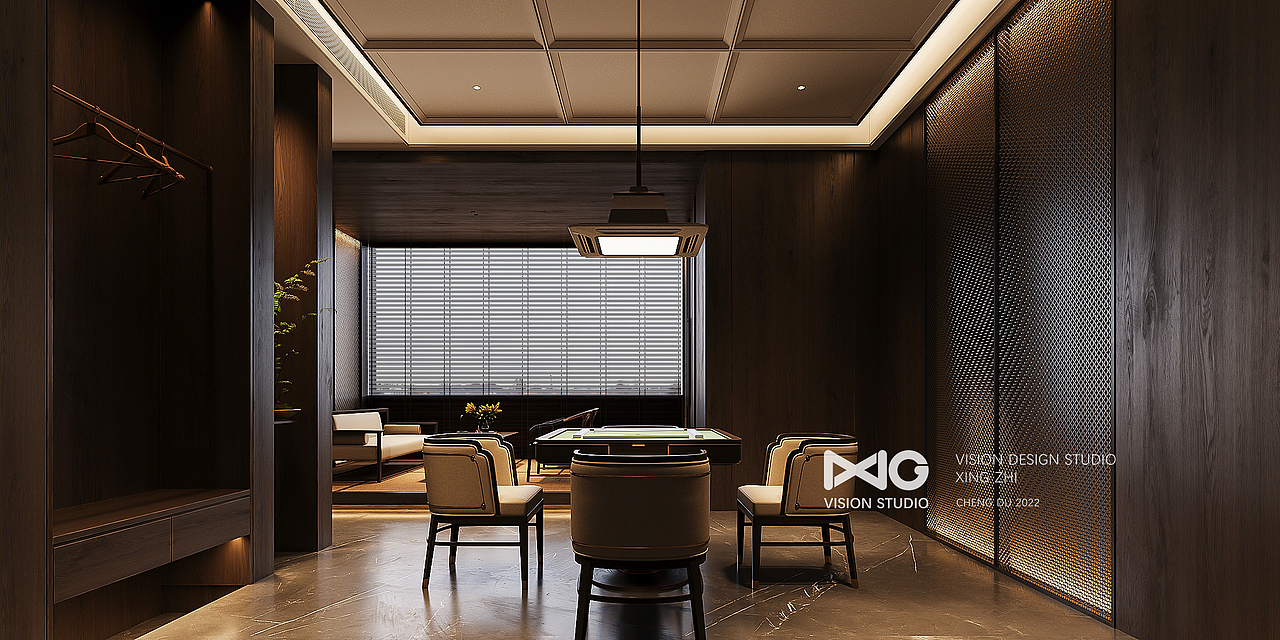 商业空间表现/ 茶楼会所 梅月 / 壬寅年·己酉月作（图ZMzE1OTE2ODMy） - 酒店餐饮设计 - 站酷设计师行之表现设计原创素材 - 站酷ZCOOL