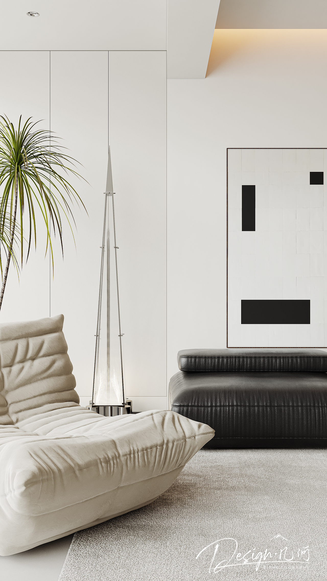 几何空间视觉表现 | 国悦府现代客餐厅