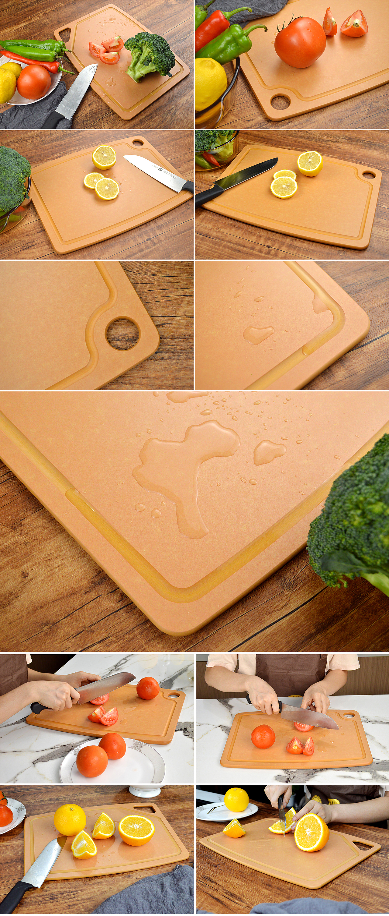 木纤维菜板拍摄