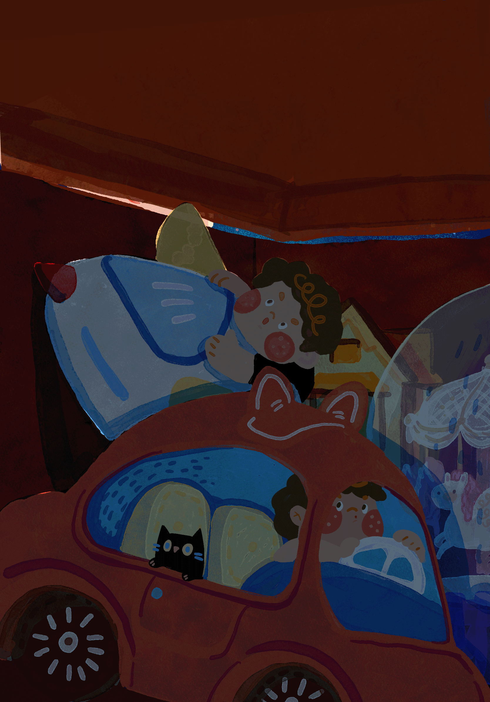 生日快乐哦（图ZMzQ4MTQ2ODgw） - 艺术插画 - 站酷设计师原来是涂涂呀原创素材 - 站酷ZCOOL