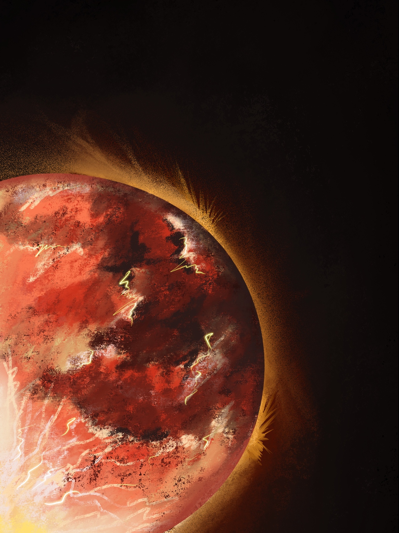 星球插画（图ZMzI1NjE3NTY0） - 艺术插画 - 站酷设计师Ag小石头原创素材 - 站酷ZCOOL