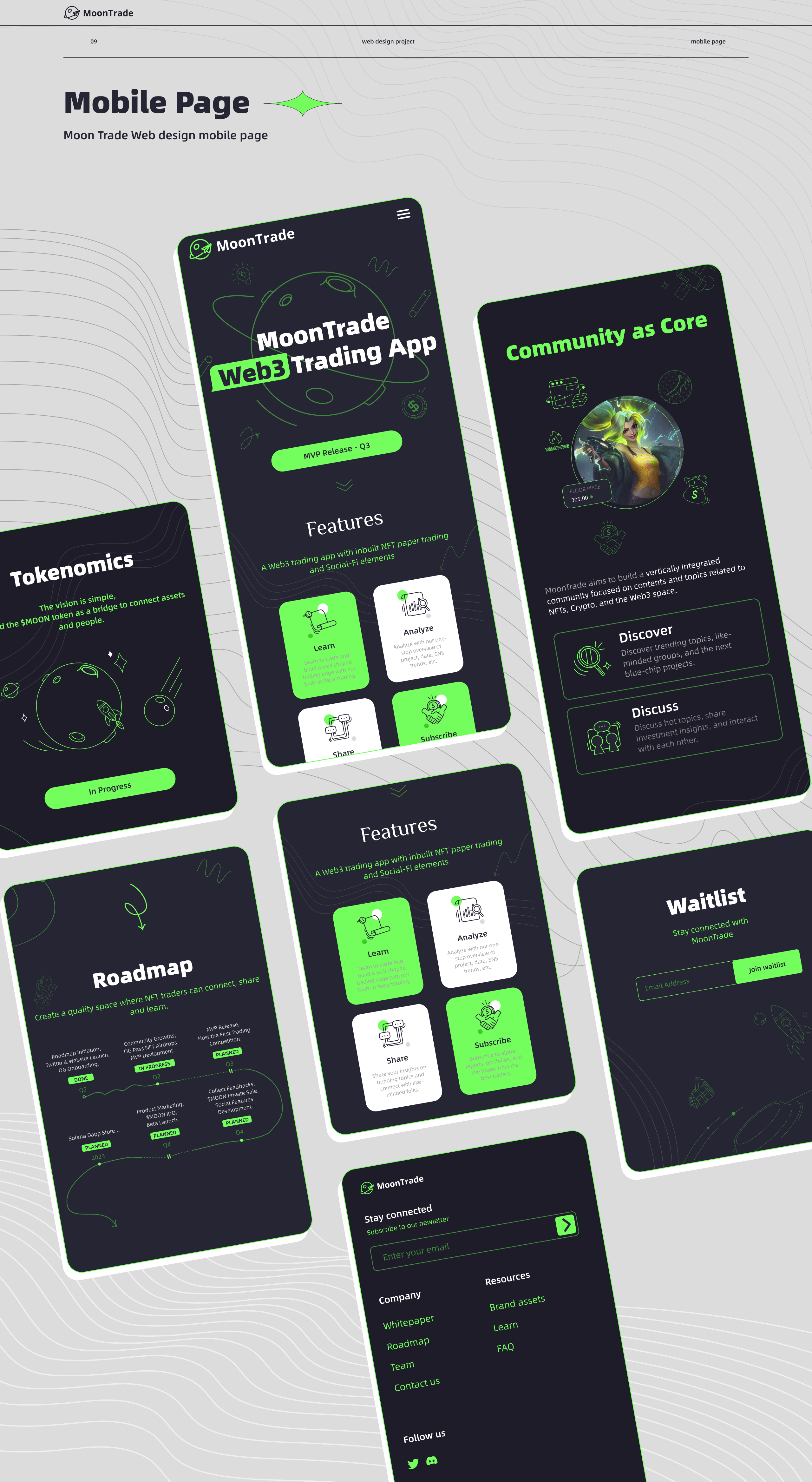 《菜心工作室-MoonTrade 风格设定》（图ZMzEzMTU1NjYw） - 其他UI - 站酷设计师小脑府设计团队原创素材 - 站酷ZCOOL