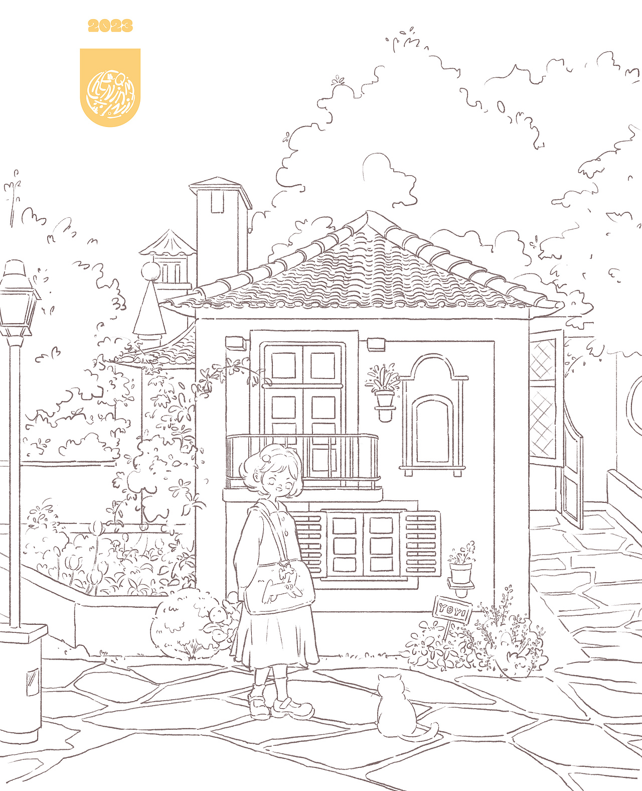 水彩插画场景合集【一】（图ZMzQ2MzUzMTI4） - 创作习作 - 站酷设计师有鱼的六一原创素材 - 站酷ZCOOL