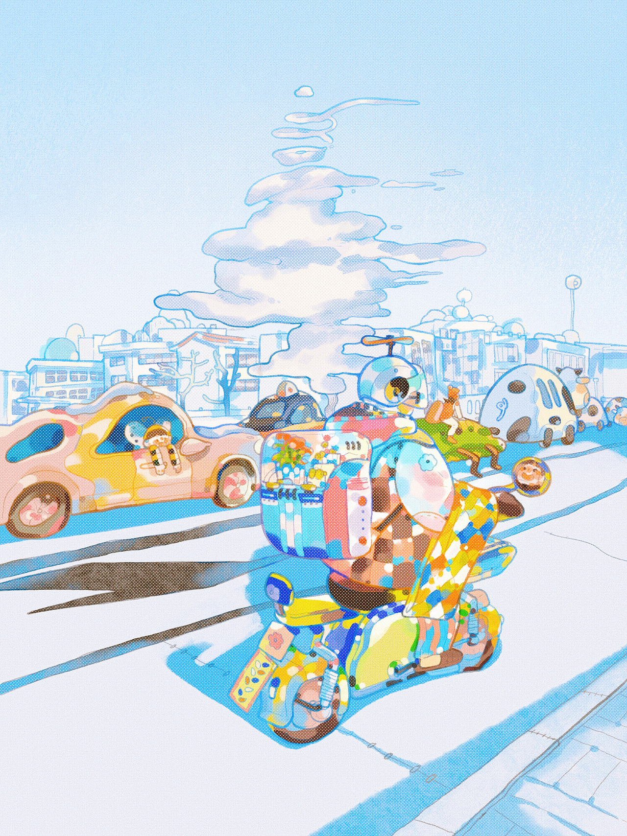 杂七杂八|插画练习合集1（图ZMzE0MDk4ODcy） - 商业插画 - 站酷设计师丸啤e原创素材 - 站酷ZCOOL