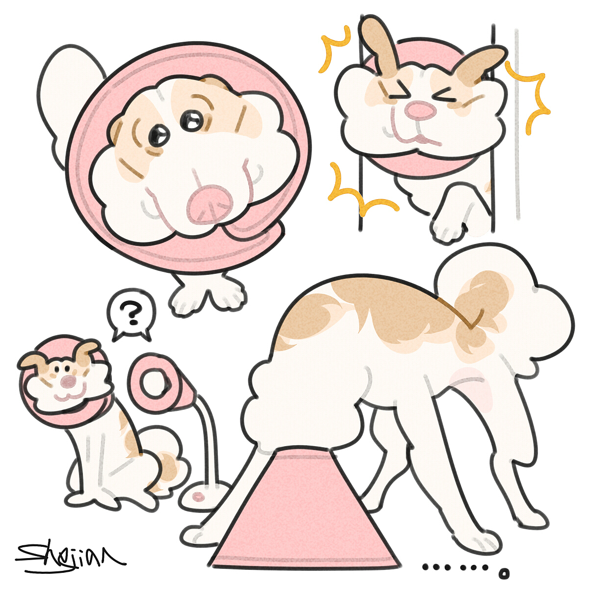 小麦嘬坊系列插图