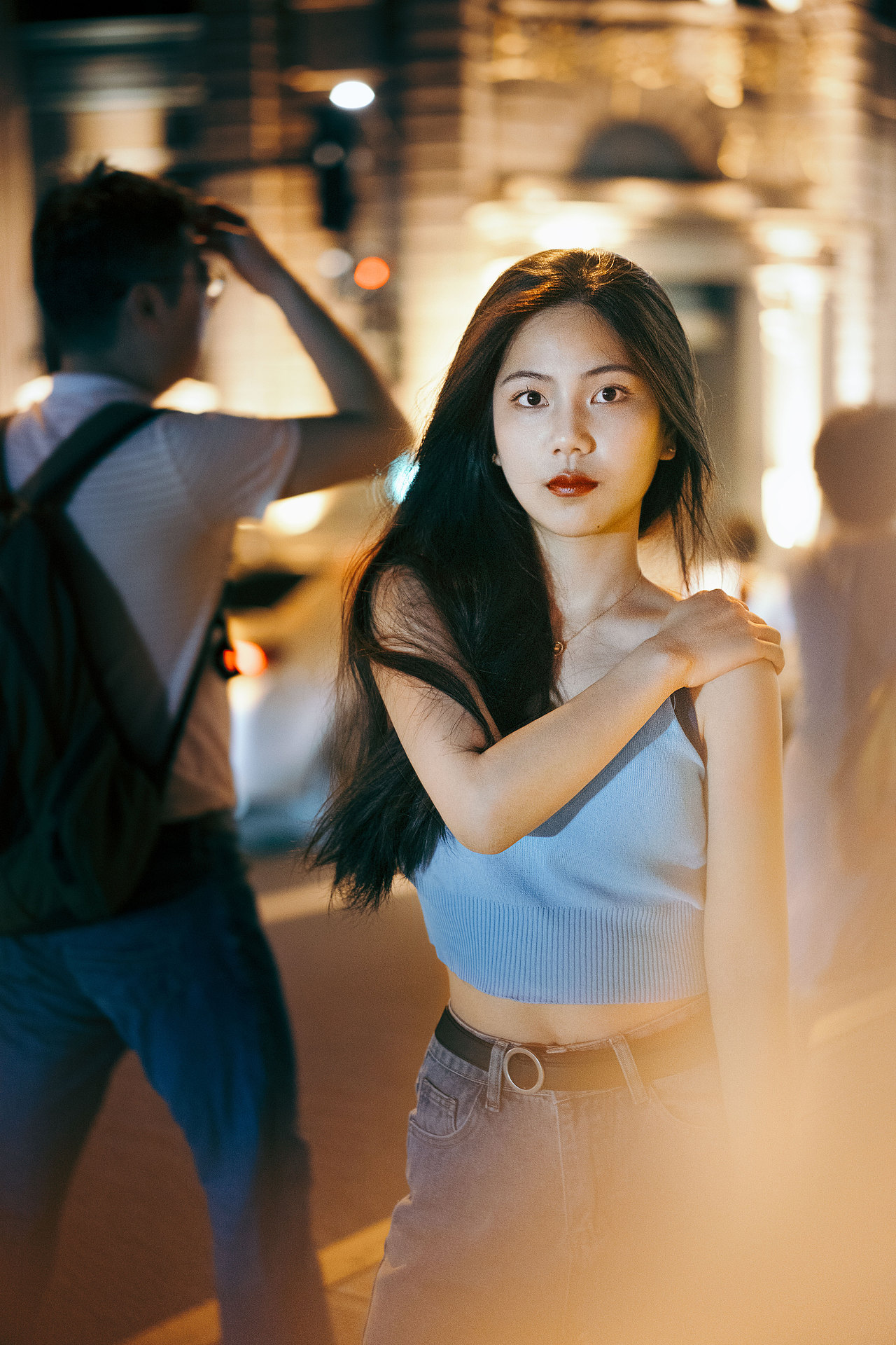 人像摄影|上海的夜