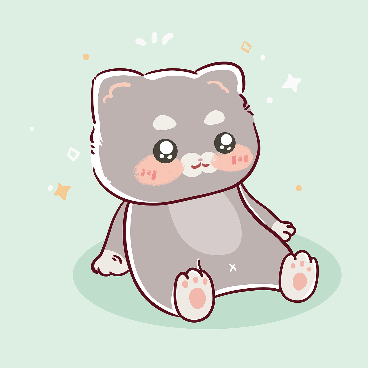 wow 动物猫猫头像