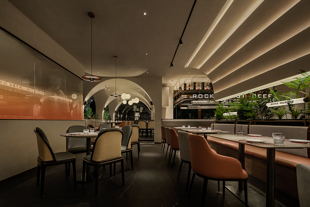 朦胧美的西餐厅