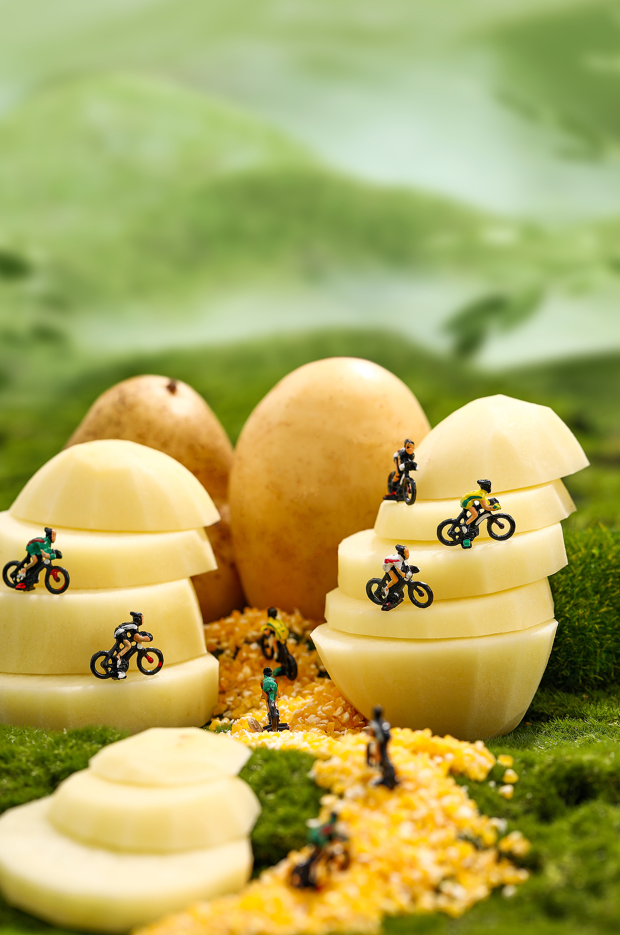 土豆X马铃薯X凨影视觉X蔬菜摄影X微观摄影