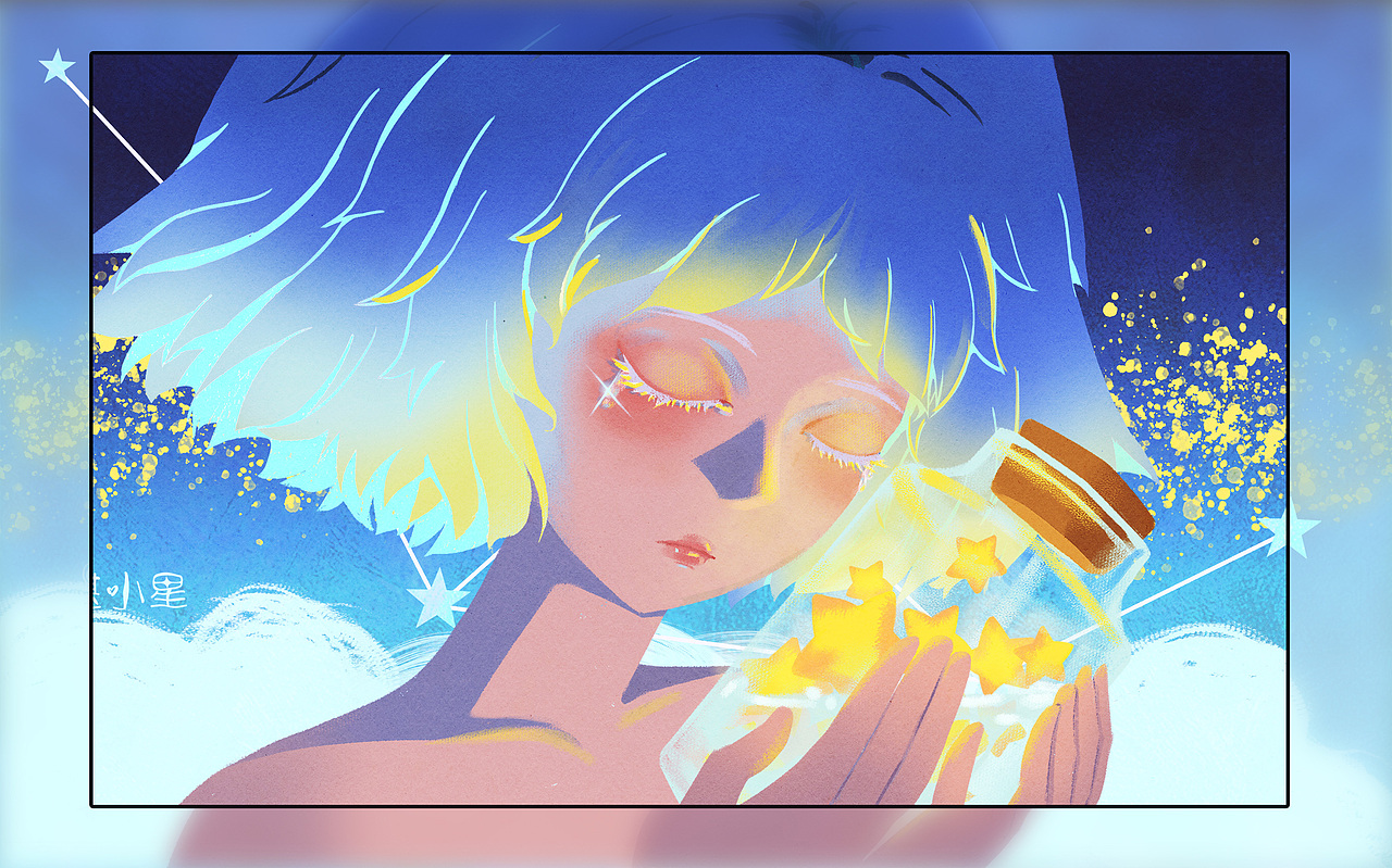 伤星（图ZMzA4MDYxOTky） - 艺术插画 - 站酷设计师谌小星原创素材 - 站酷ZCOOL