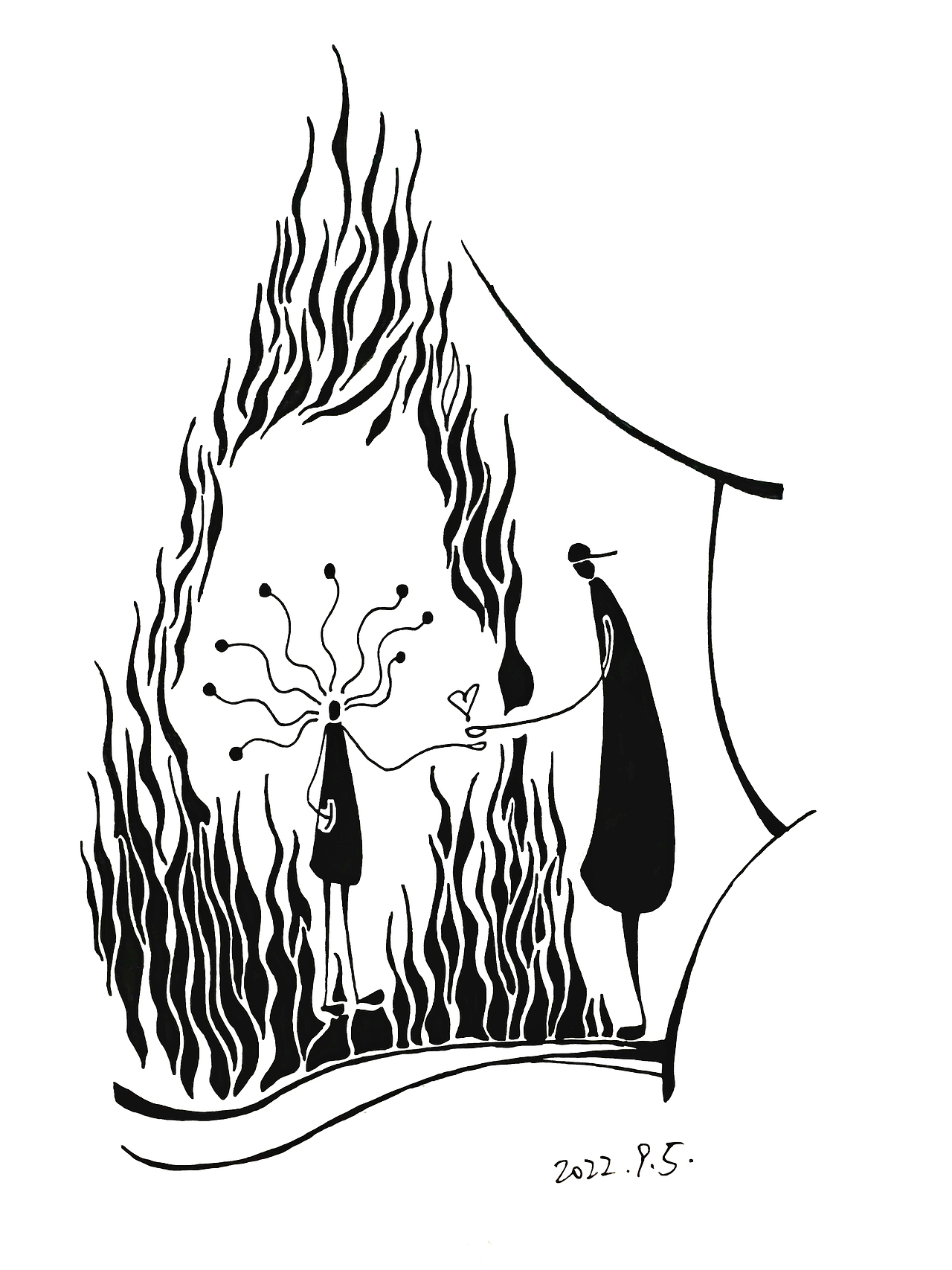 2022-原创黑白手绘本（图ZMzMyMTk0ODk2） - 创作习作 - 站酷设计师IrisChild原创素材 - 站酷ZCOOL