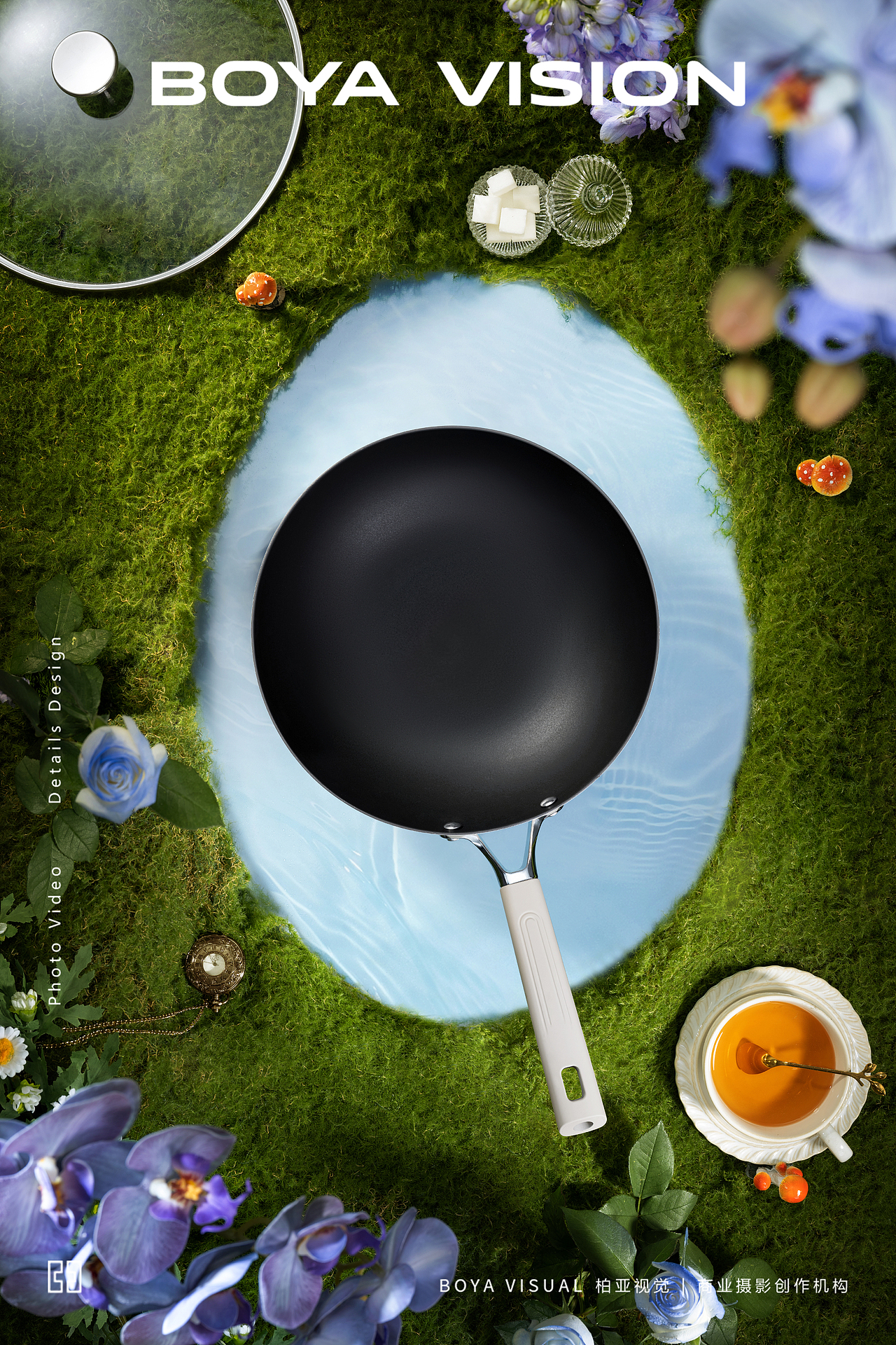 厨具摄影 ｜苏宁易购 0涂层轻量炒锅 X BOYA 视觉创作（图ZMzU3NDU1ODAw） - 产品摄影 - 站酷设计师柏亚视觉摄影原创素材 - 站酷ZCOOL