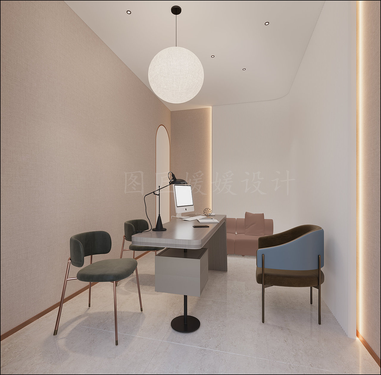 不失浪漫的解构主义美学美容院空间设计