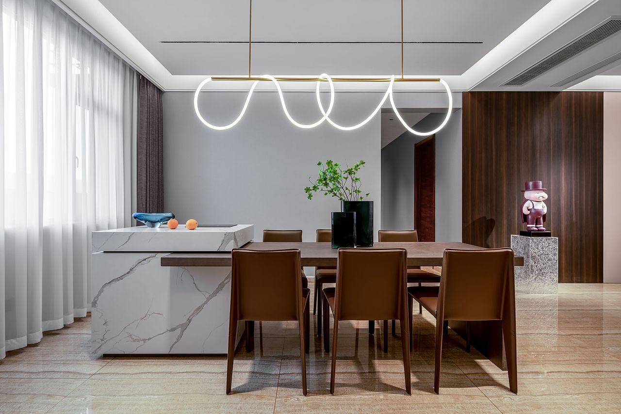 石家庄碧桂园桃源里现代风格完工实景拍摄图