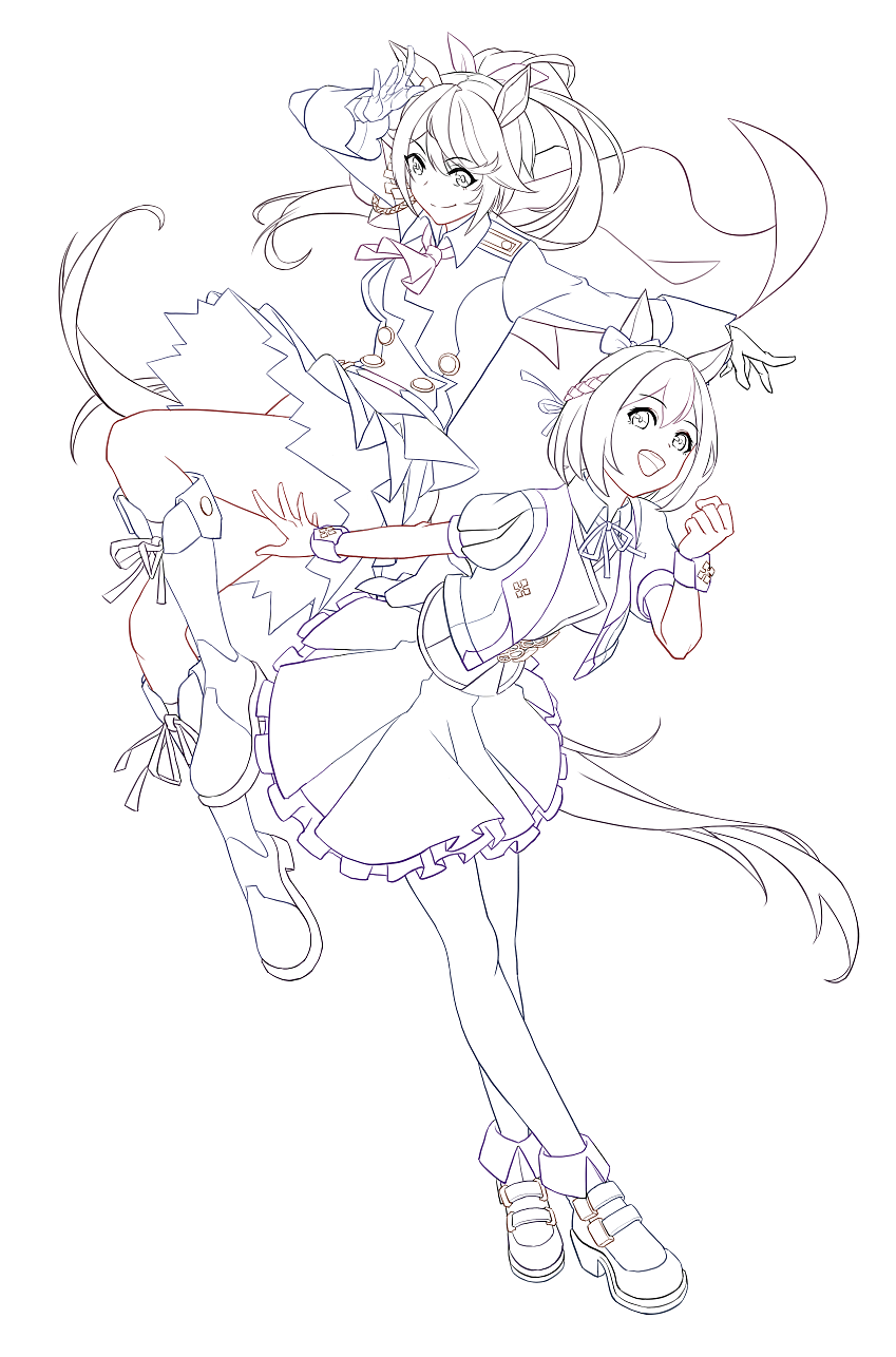 赛马娘同人插画