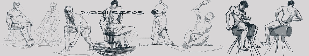 2022年11月12月 速写练习（图ZMzMxOTcyMjk2） - 艺术插画 - 站酷设计师墨景同学原创素材 - 站酷ZCOOL