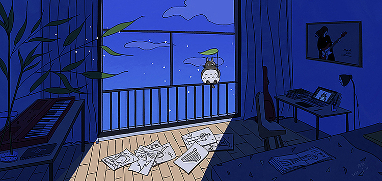 插画初尝试（图ZMzUzMTA3NTI4） - 创作习作 - 站酷设计师翟紫微原创素材 - 站酷ZCOOL