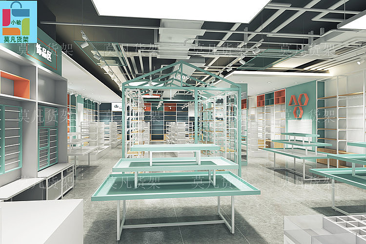 杭州文具店货架整店输出设计