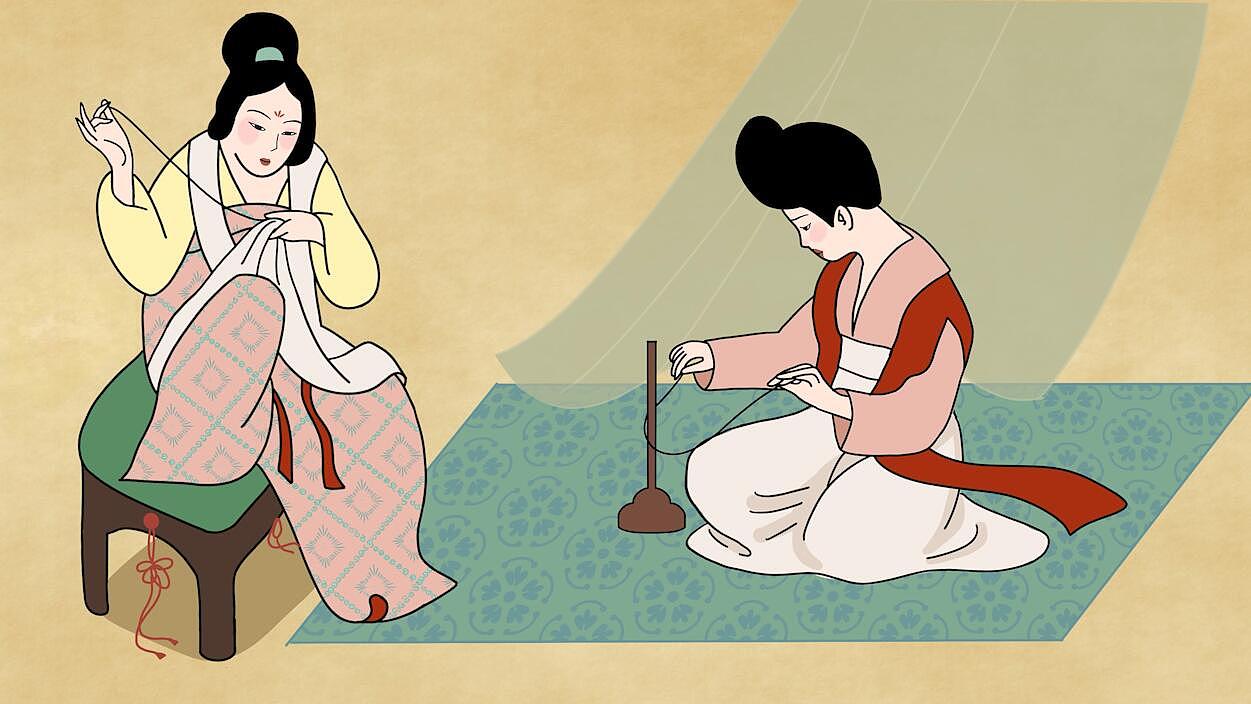 唐代仕女画在二维动画中的应用-毕业设计（图ZMzQ1NzczODg4） - 动画片 - 站酷设计师丽子_原创素材 - 站酷ZCOOL