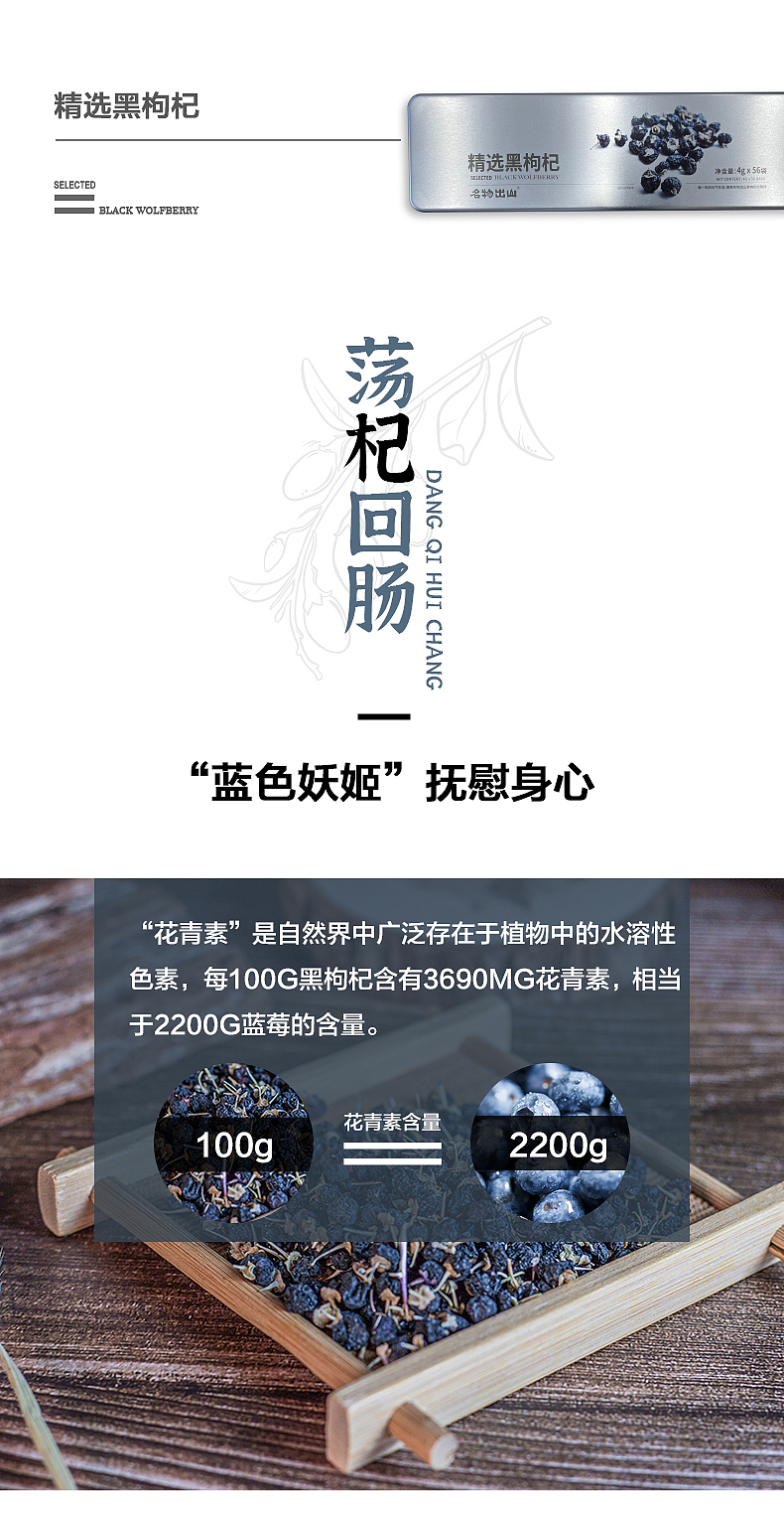 黑枸杞文描/黑枸杞高级详情页