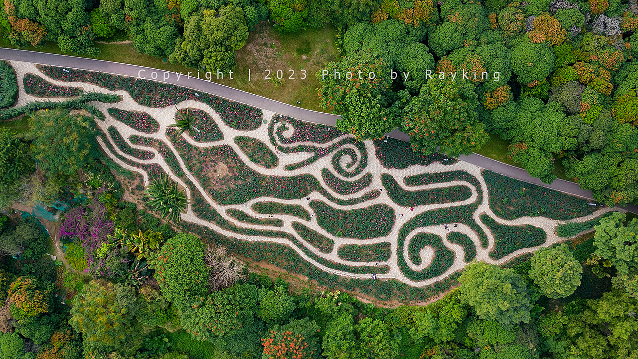 深圳香蜜公园及高尚社区的航怕美景