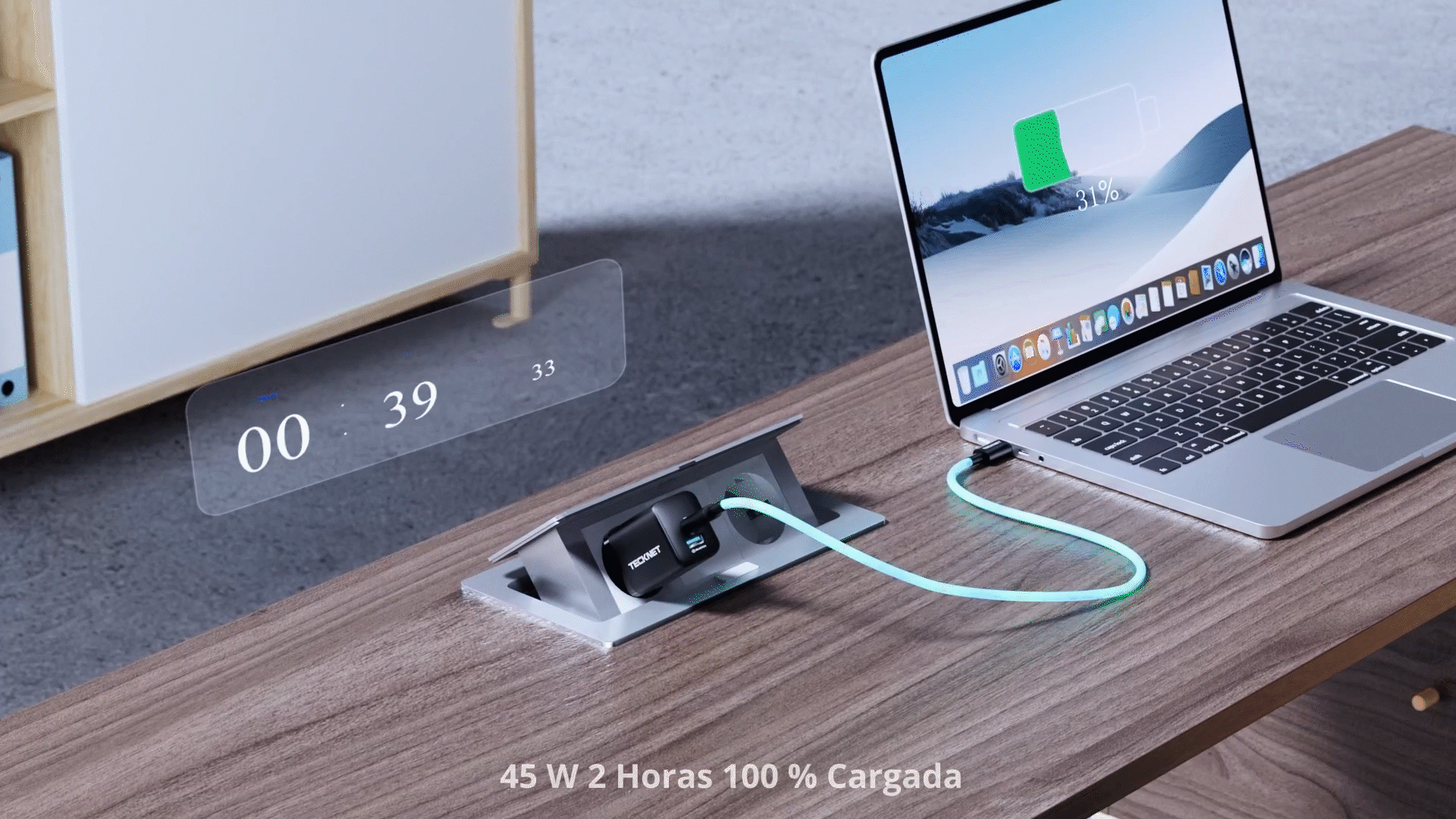 TECKNET-PD 45W GaN CARGADOR DE PARED