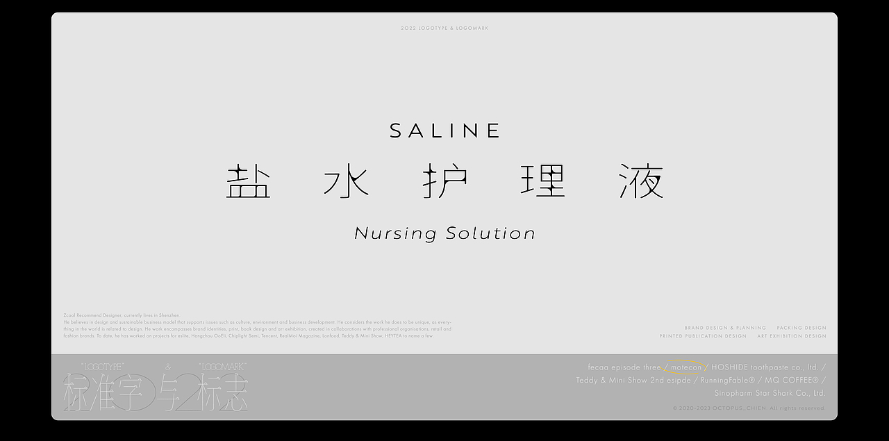 标准字与标志丨LOGOTYPE & LOGOMARK（图ZMzM1NTg1MjQ4） - Logo - 站酷设计师章鱼晨_octopus原创素材 - 站酷ZCOOL