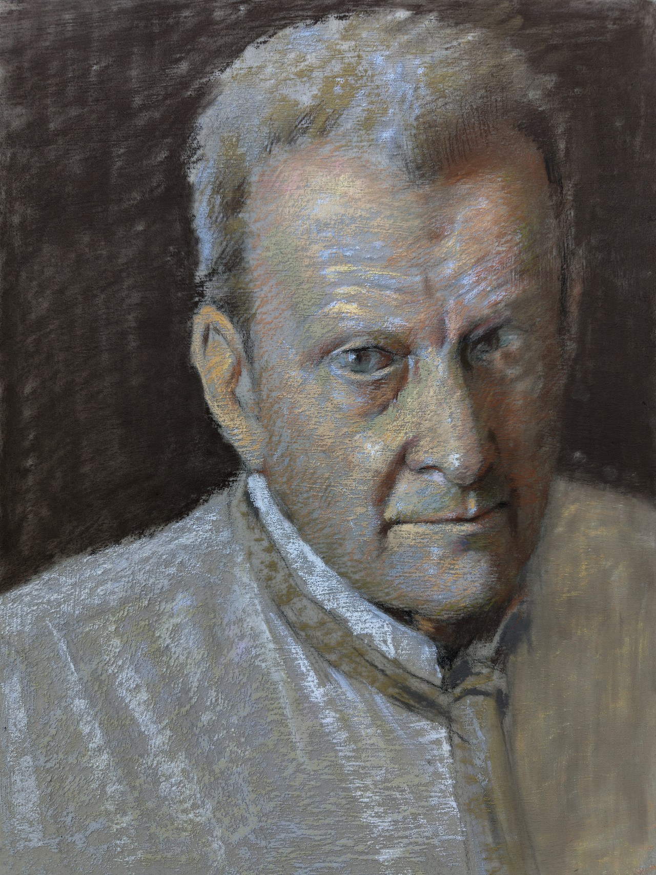 色粉画【卢西安 弗洛伊德】