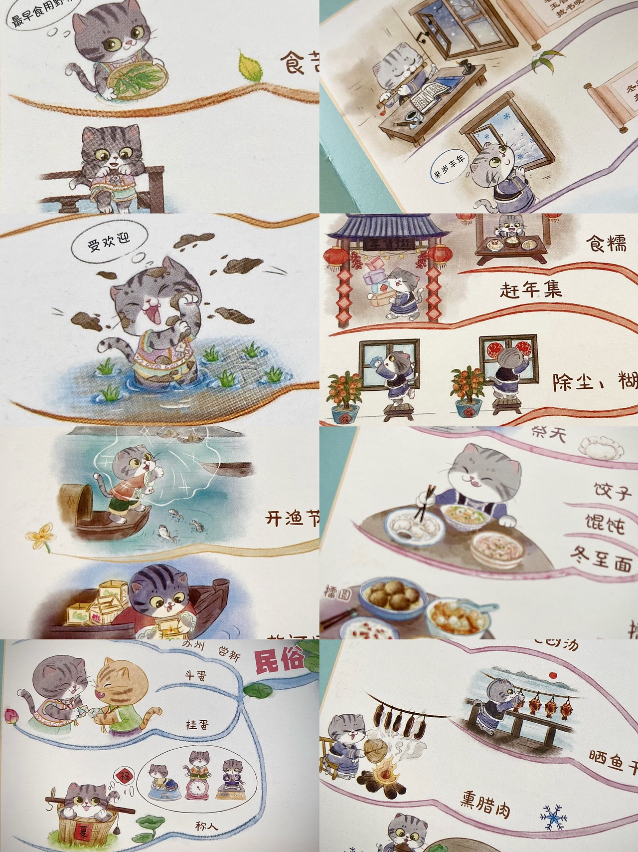 部分小图放大看