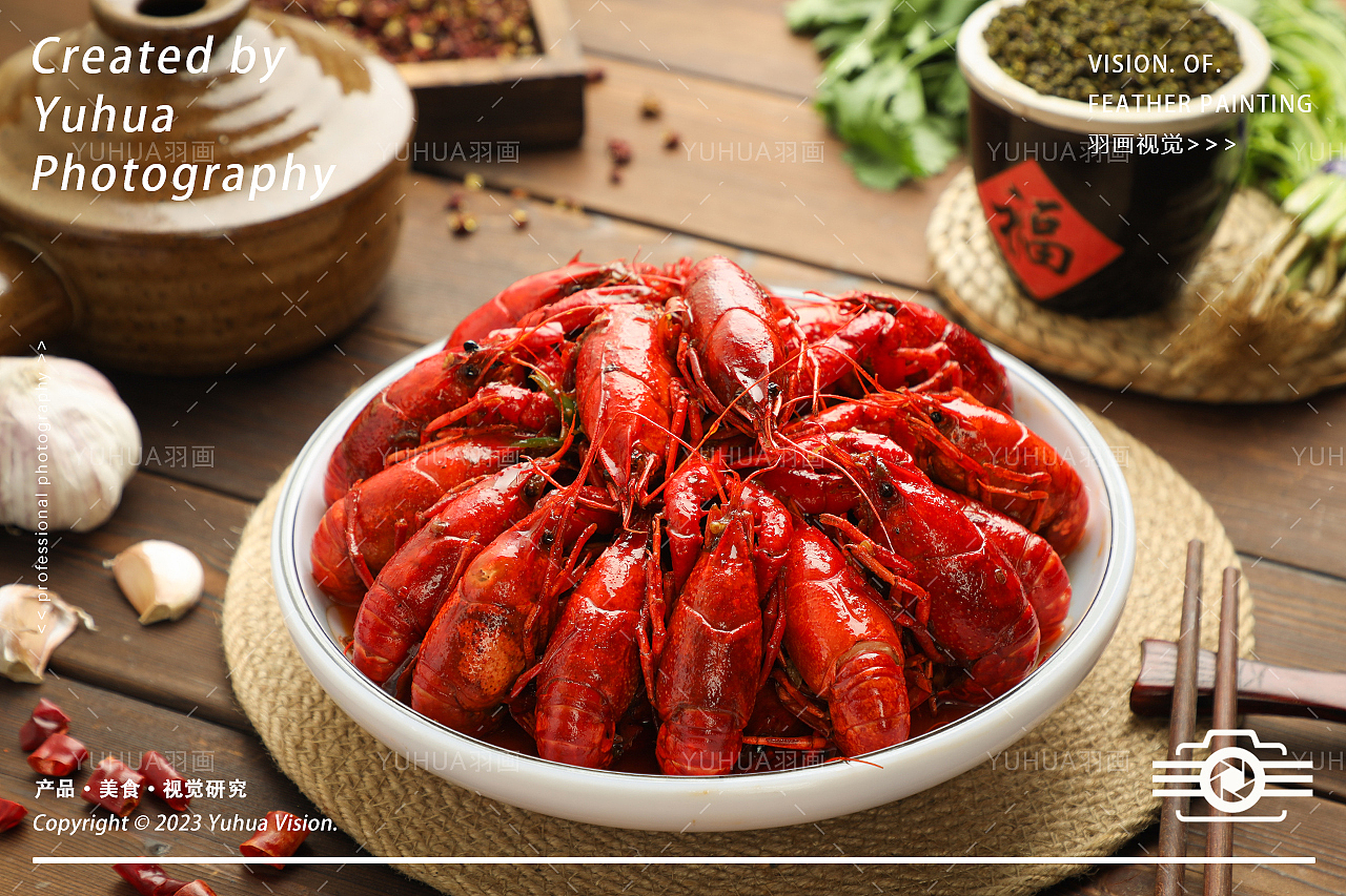 麻辣小龙虾麻辣鸭货 蒜香小龙虾 蒜泥龙虾尾香辣蟹炒饭