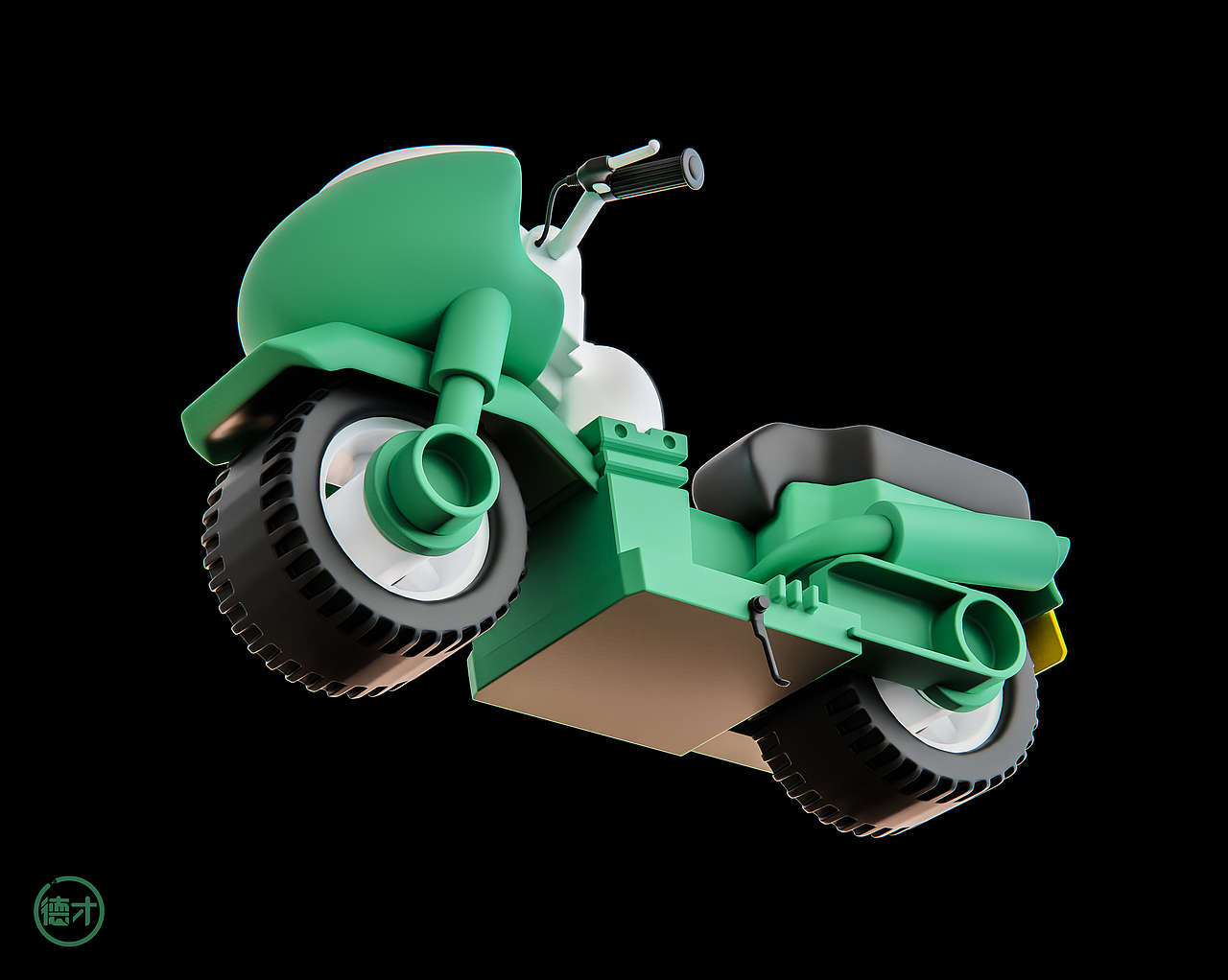摩托车建模渲染一（图ZMjk4NjI3Njg4） - 机械/交通 - 站酷设计师candyleung原创素材 - 站酷ZCOOL