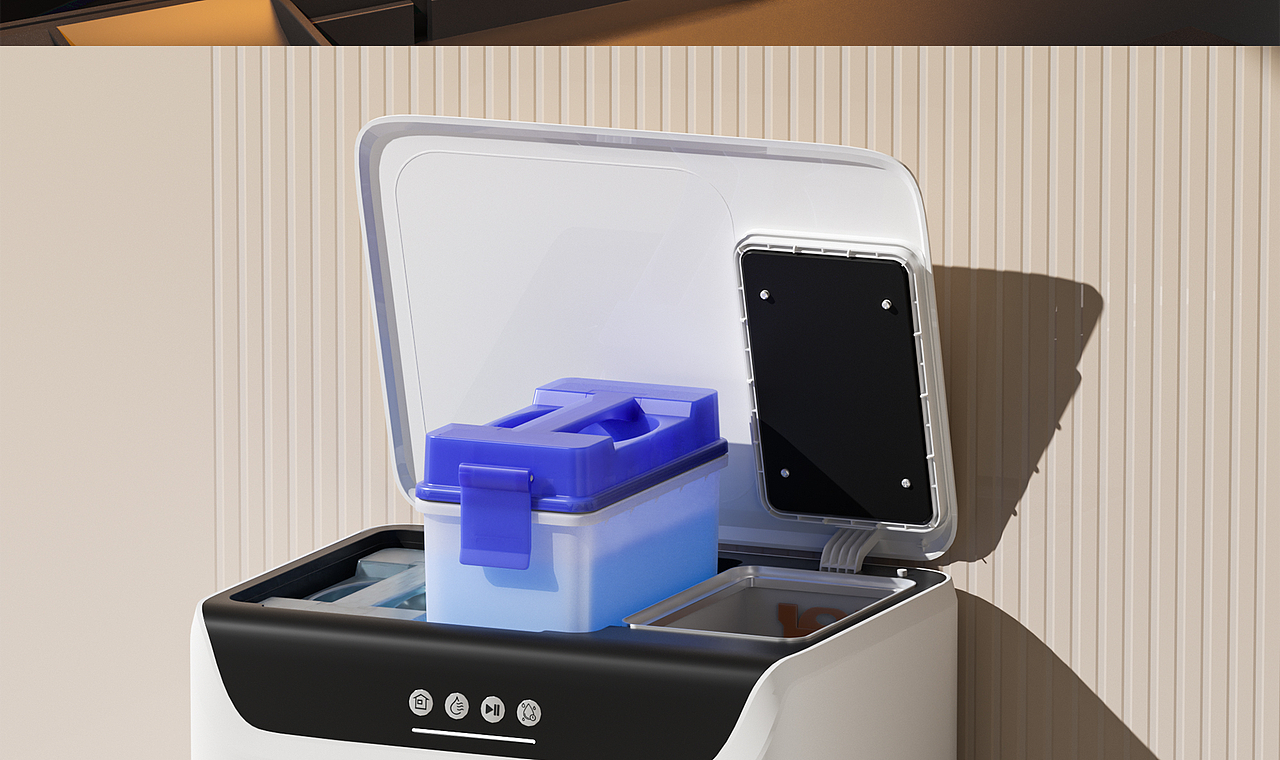 扫地机功能表现（建模渲染）🔥（图ZMzY5MTUxNTUy） - 修图/后期 - 站酷设计师ai设计师小牛原创素材 - 站酷ZCOOL