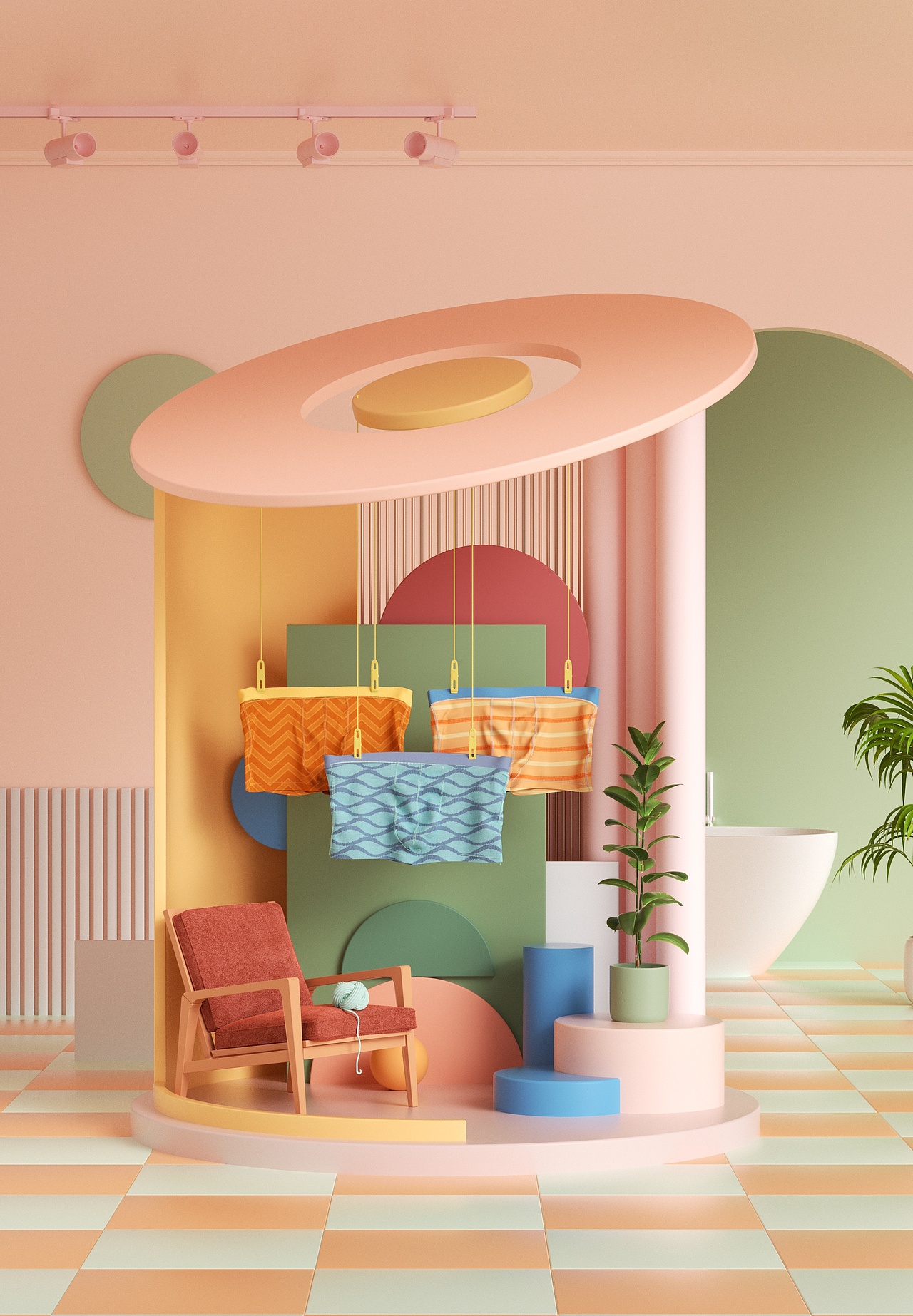 c4d跟着兰亭老师做练习（图ZMzM0NjAyMzA4） - 场景 - 站酷设计师贝多芬的艺术品原创素材 - 站酷ZCOOL