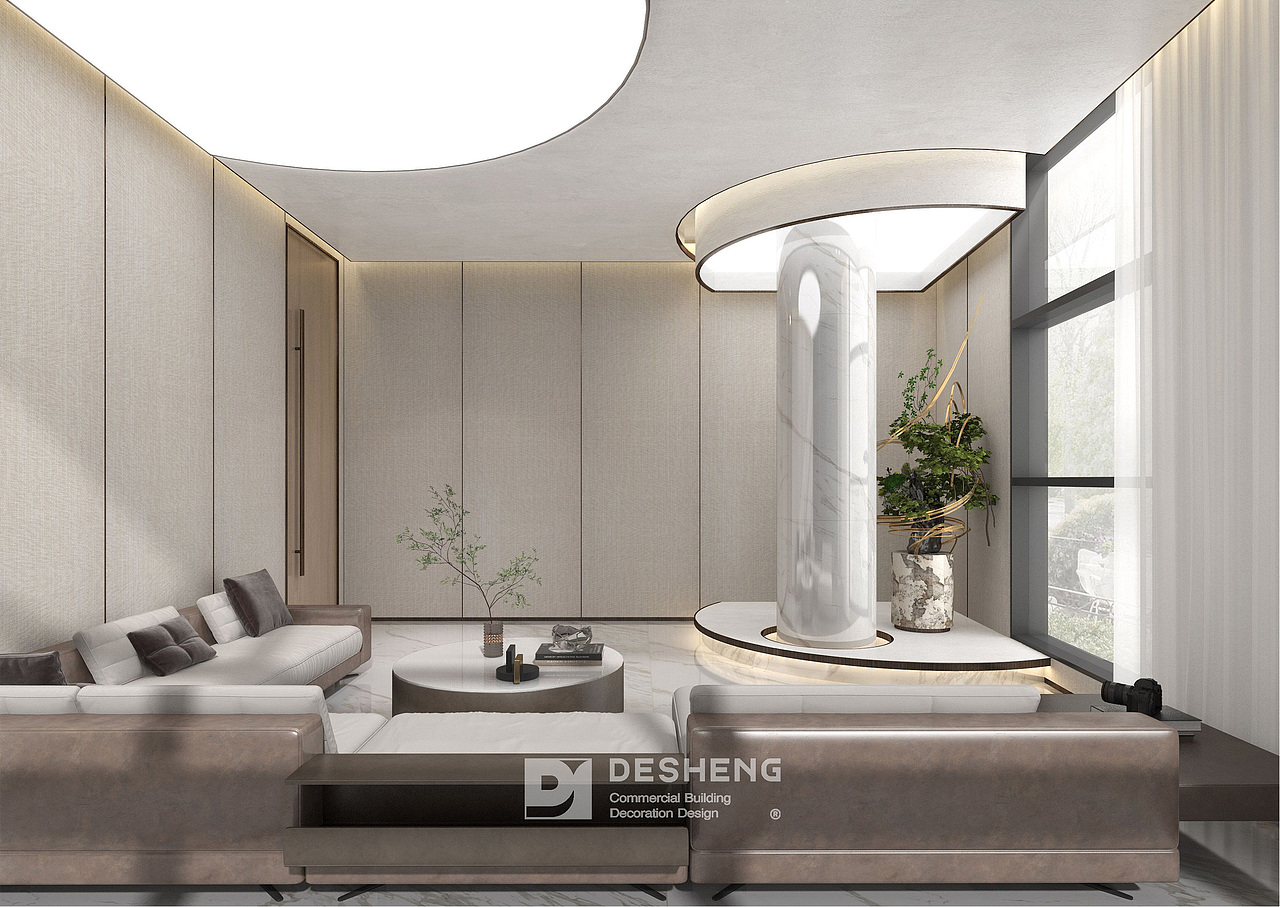 德盛装饰办公室装修案例-宝朗实业（图ZMzYzNDQ3Mjgw） - 建筑设计 - 站酷设计师德盛未来装饰设计原创素材 - 站酷ZCOOL