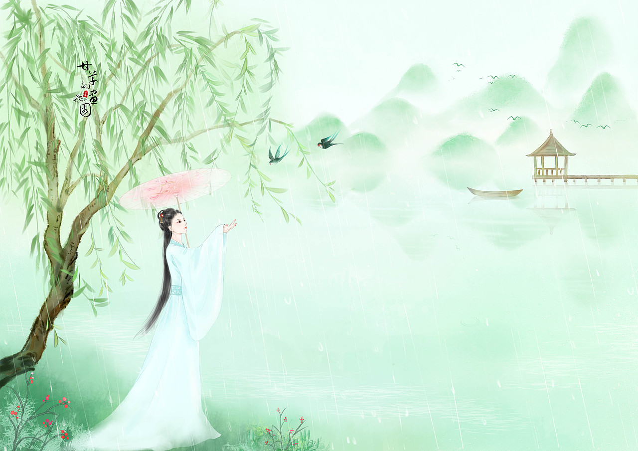 绘春天（图ZMzU5NjA3ODEy） - 商业插画 - 站酷设计师甘草的画园原创素材 - 站酷ZCOOL