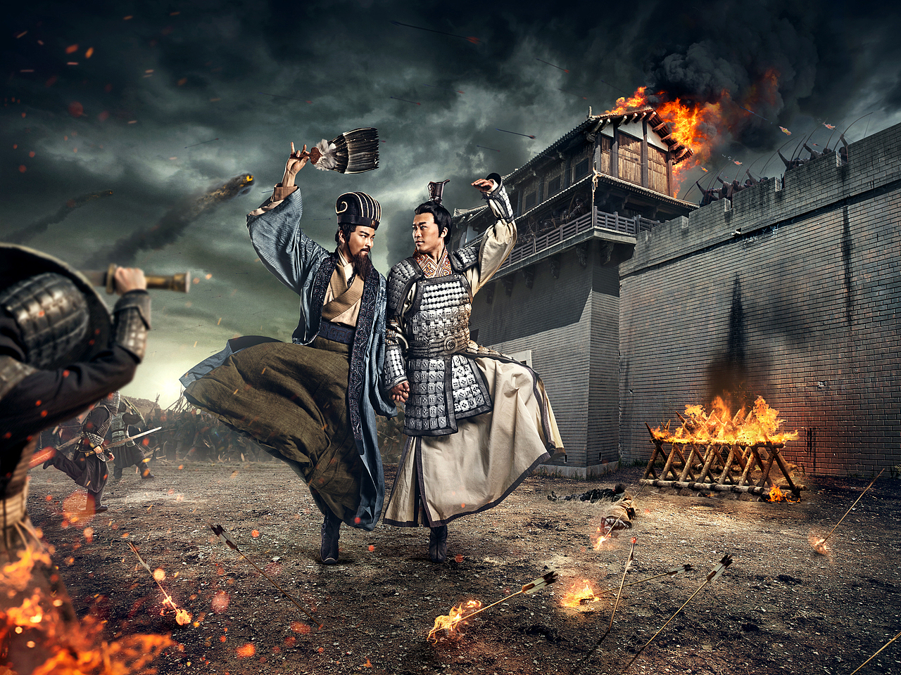 腾讯三国手游《全民主公》（图ZMzIwODgzNjQw） - 海报 - 站酷设计师fd原创素材 - 站酷ZCOOL