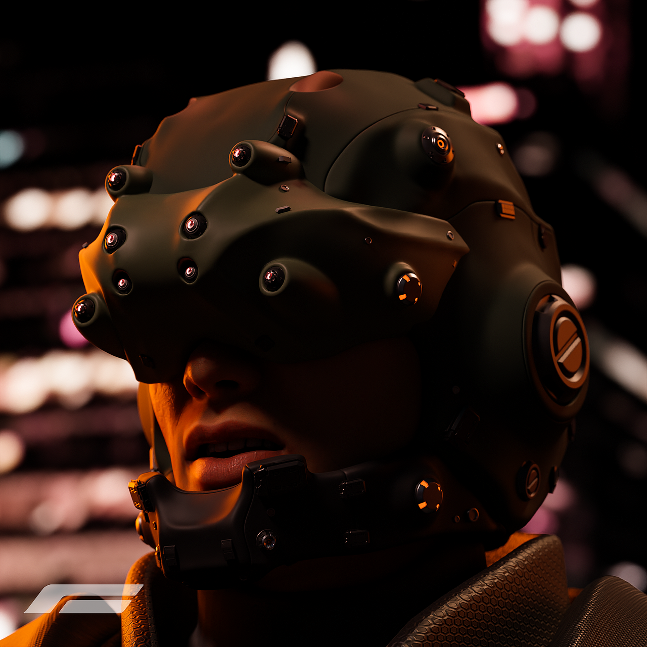 赛博纪元2074 - 3d写实科幻角色和场景探索