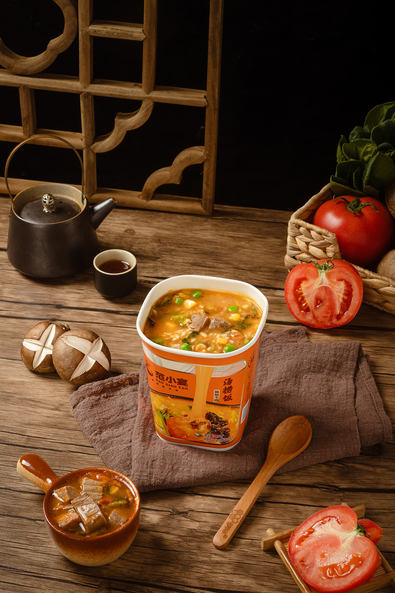 汤捞饭拍摄 | 电商产品拍摄