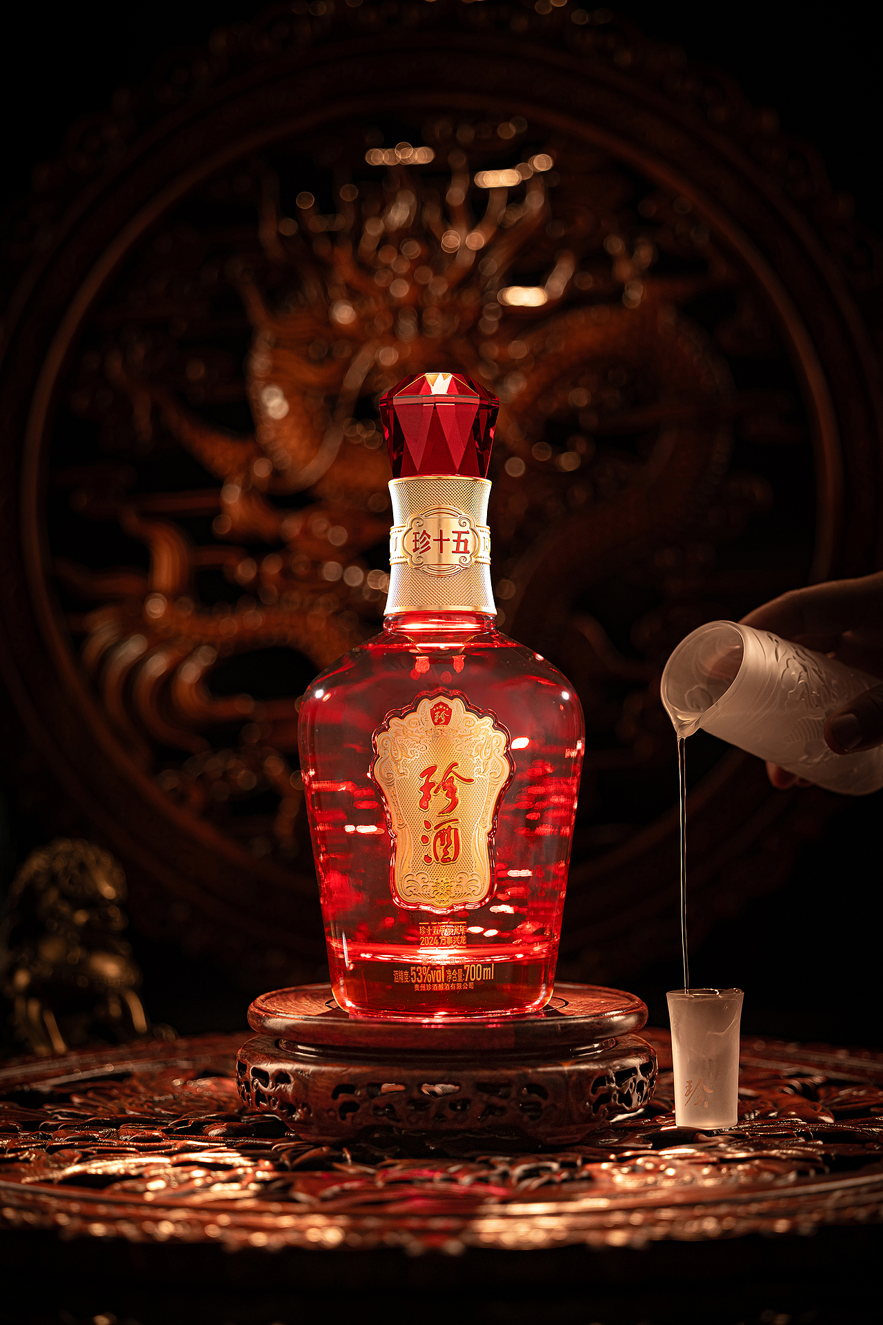 产品摄影-白酒拍摄-珍酒-珍十五万事兴龙（图ZMzU5MDIzMjc2） - 产品摄影 - 站酷设计师叁羽映画原创素材 - 站酷ZCOOL