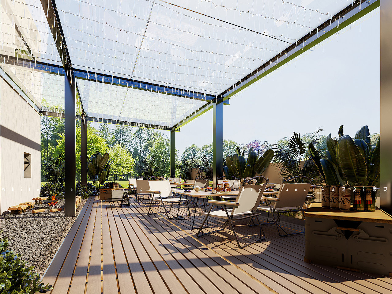 酒馆——白龙马效果图