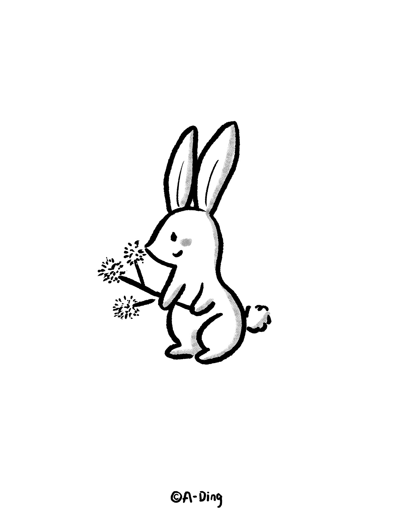 黑白线描手账素材-是秋天呀-简笔画小动物（图ZMzQ3OTAzNzg4） - 创作习作 - 站酷设计师绿瓷叮叮原创素材 - 站酷ZCOOL