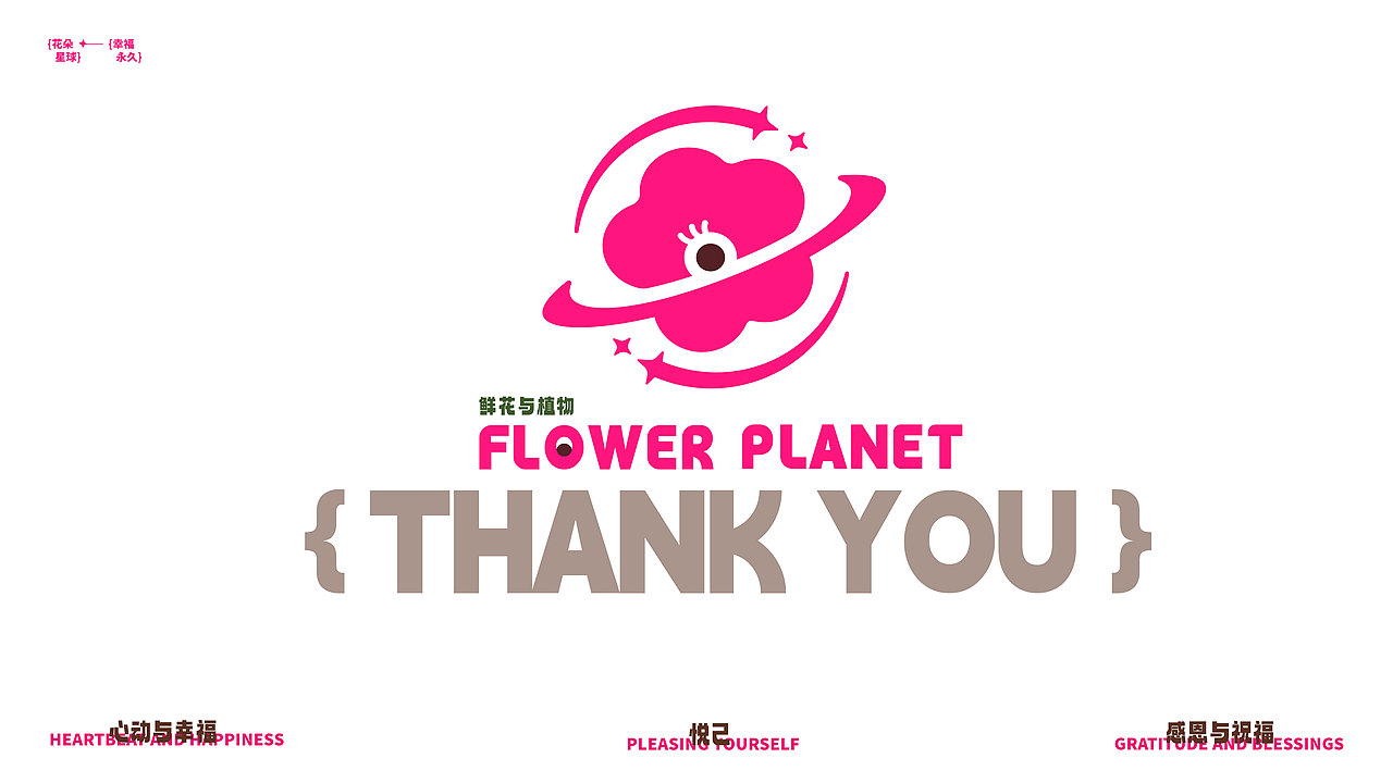 花朵星球花店品牌設(shè)計（圖ZMzUwNDE3MzU2） - 品牌 - 站酷設(shè)計師池嗯陳原創(chuàng)素材 - 站酷ZCOOL