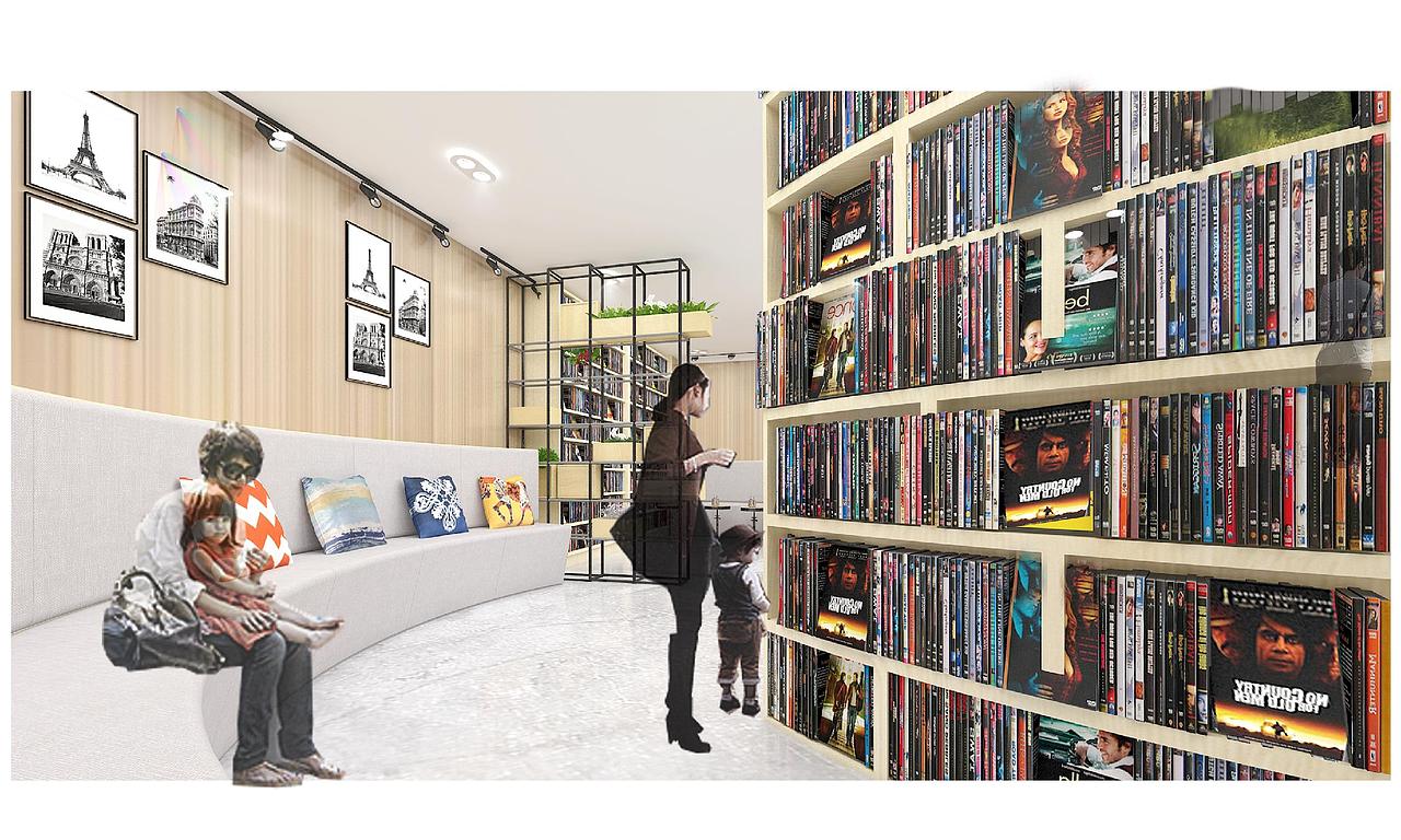 社區(qū)公益休閑站（圖ZMzEzMTQ4NzI0） - 商業(yè)空間設(shè)計(jì) - 站酷設(shè)計(jì)師R45度原創(chuàng)素材 - 站酷ZCOOL