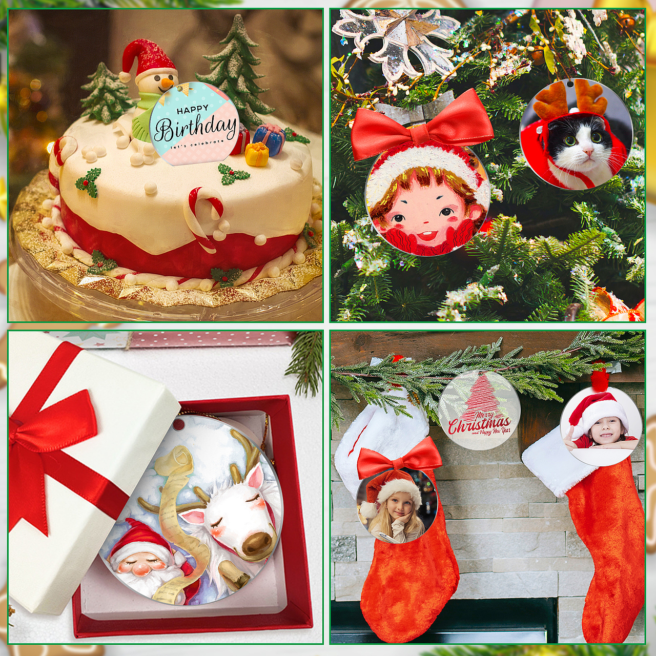 亚马逊主图设计-亚克力透明板-圣诞产品（图ZMzQzMzMzOTky） - 其他平面 - 站酷设计师凝眸可原创素材 - 站酷ZCOOL