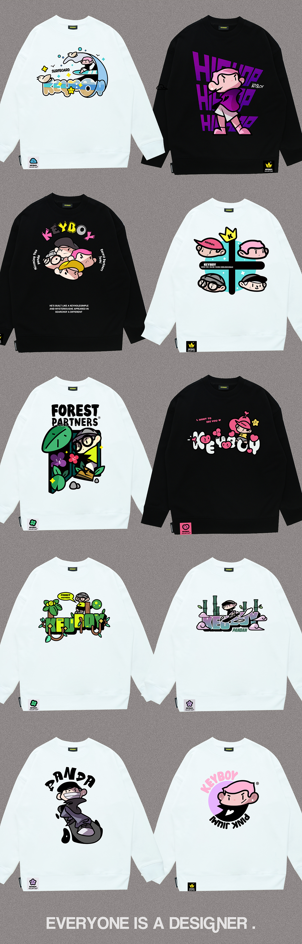 玩型填空｜KeyBoy 潮酷出街（图ZMzU1NDA2NDg0） - 产品 - 站酷设计师玩型填空原创素材 - 站酷ZCOOL