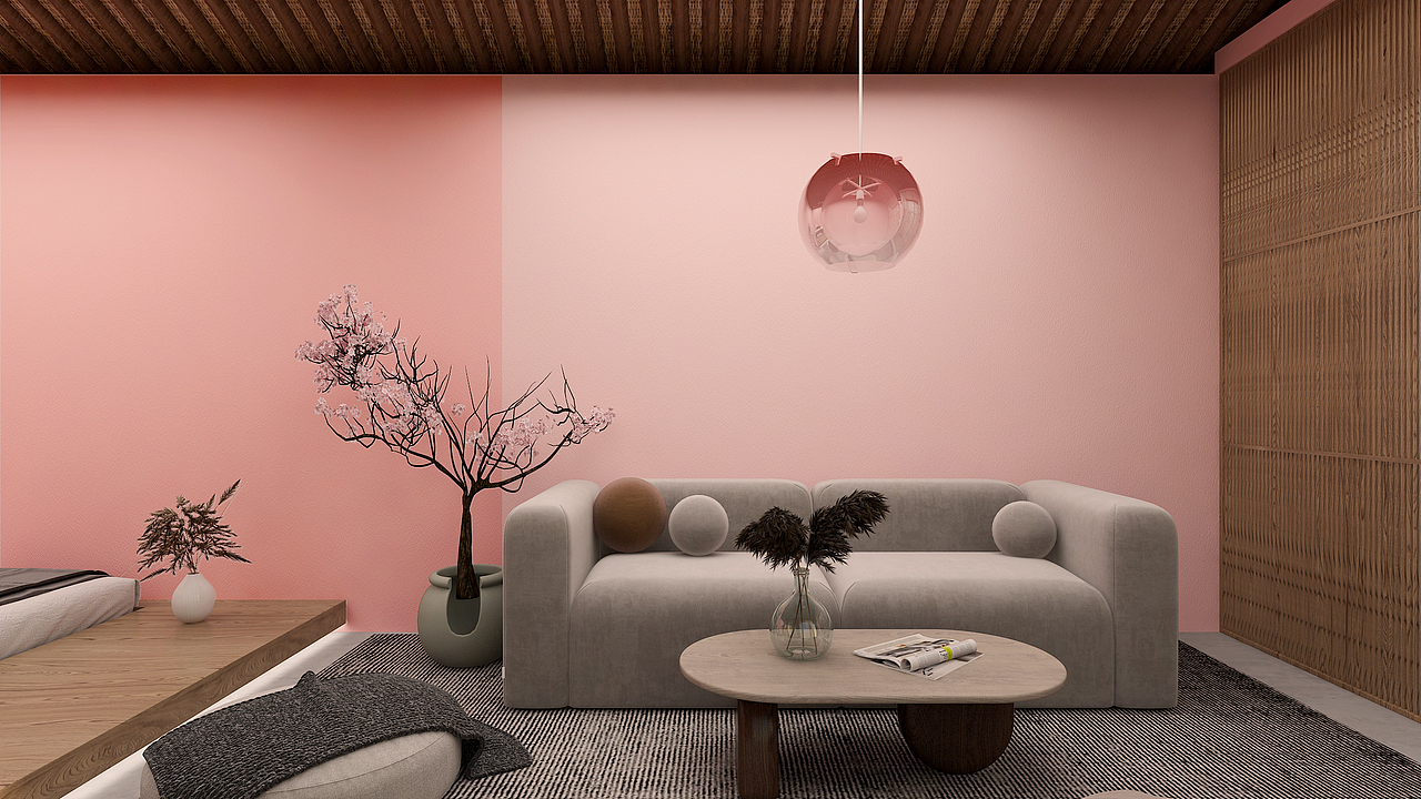 民宿花桃主题院（图ZMzU2ODA2NjUy） - 家装设计 - 站酷设计师秋琳原创素材 - 站酷ZCOOL