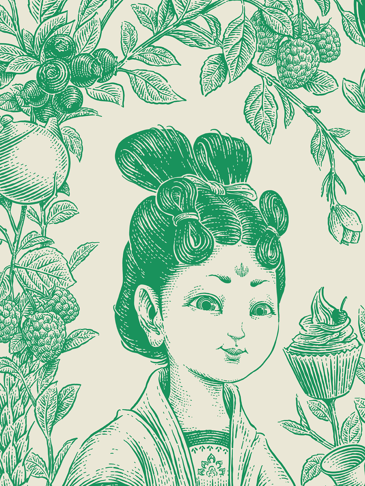 原创插画|唐与茶（图ZMzU1NzkwMTky） - 商业插画 - 站酷设计师花椒的Alex原创素材 - 站酷ZCOOL